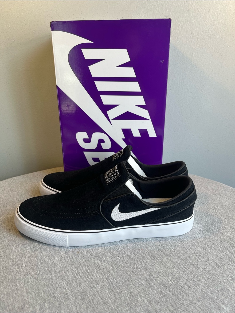 Nike SB Zoom Janoski+ Slip Black White Men's Shoe Size 11 FN5893 001 - Picture 1 of 12